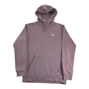Adidas Originals Adicolor Essentials Trefoil Hoodie Men's Sz M Purple Sweatshirt